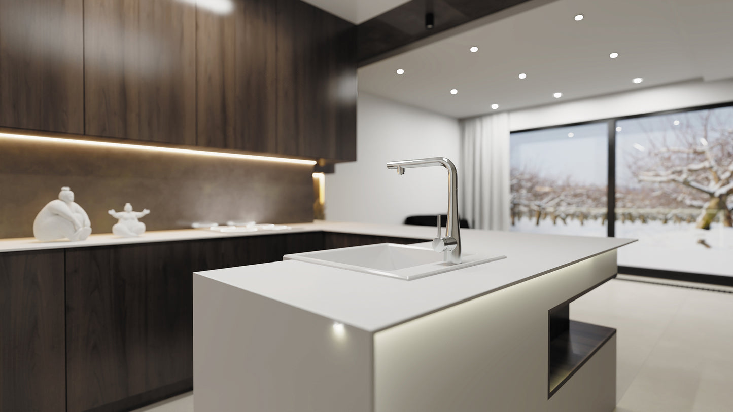 Granite sink, 1-bowl