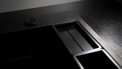 Magnetic granite sink, 1-bowl