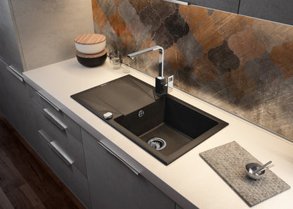 Granite sink, 1-bowl with drainer