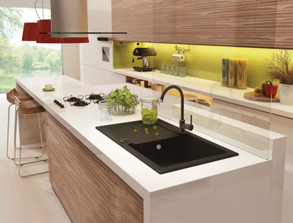Granite sink, 1-bowl with drainer