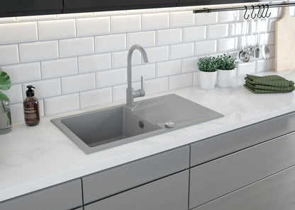 Granite sink, 1-bowl with drainer