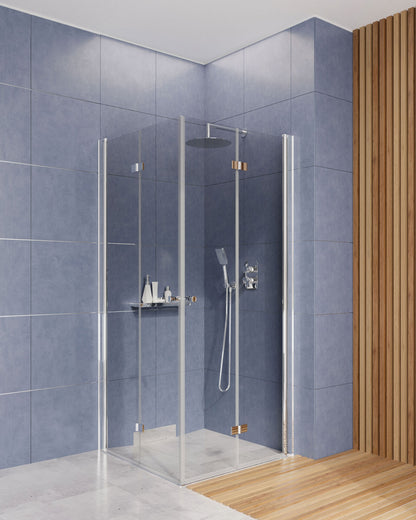 Shower doors, Kerria Plus system, 90 cm - foldable