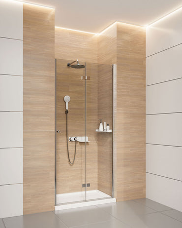 Concealed shower set, with thermostatic mixer