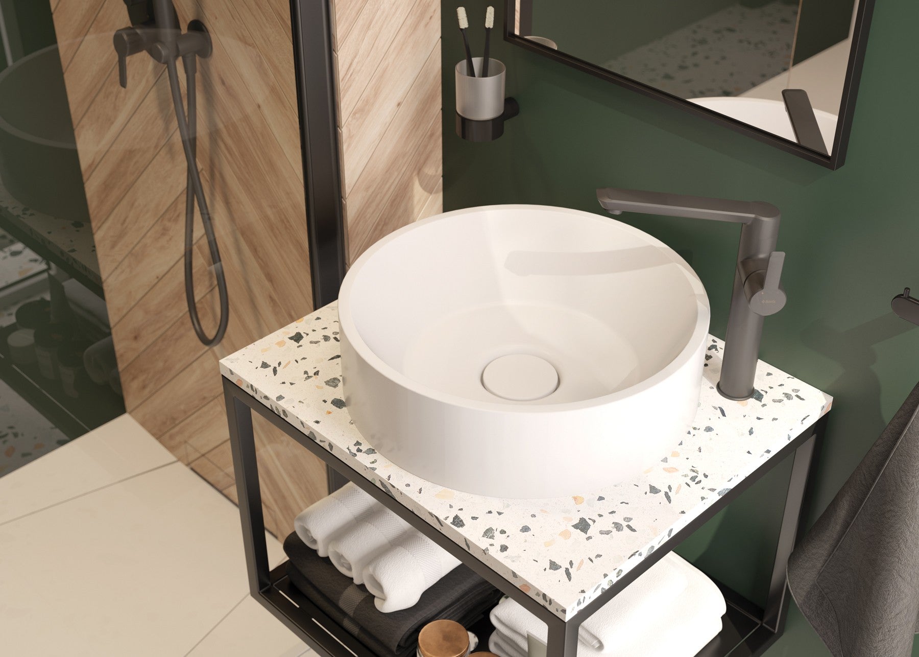 Stone countertop, for bathroom consoles