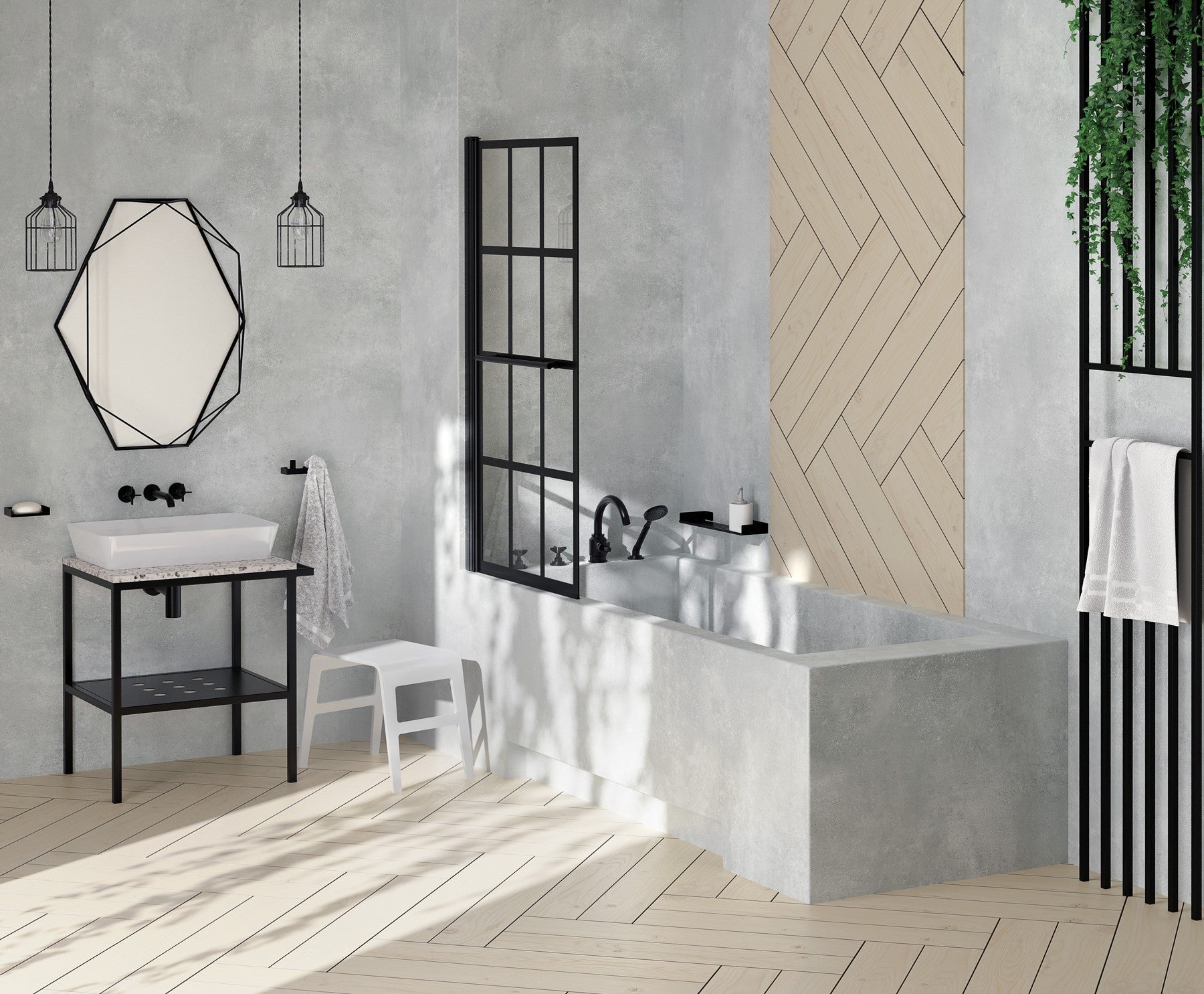 Ceramic washbasin, countertop - 60x40 cm