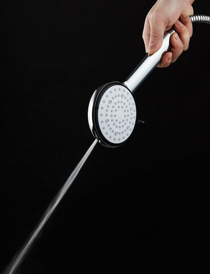 Shower set, with fixed bracket