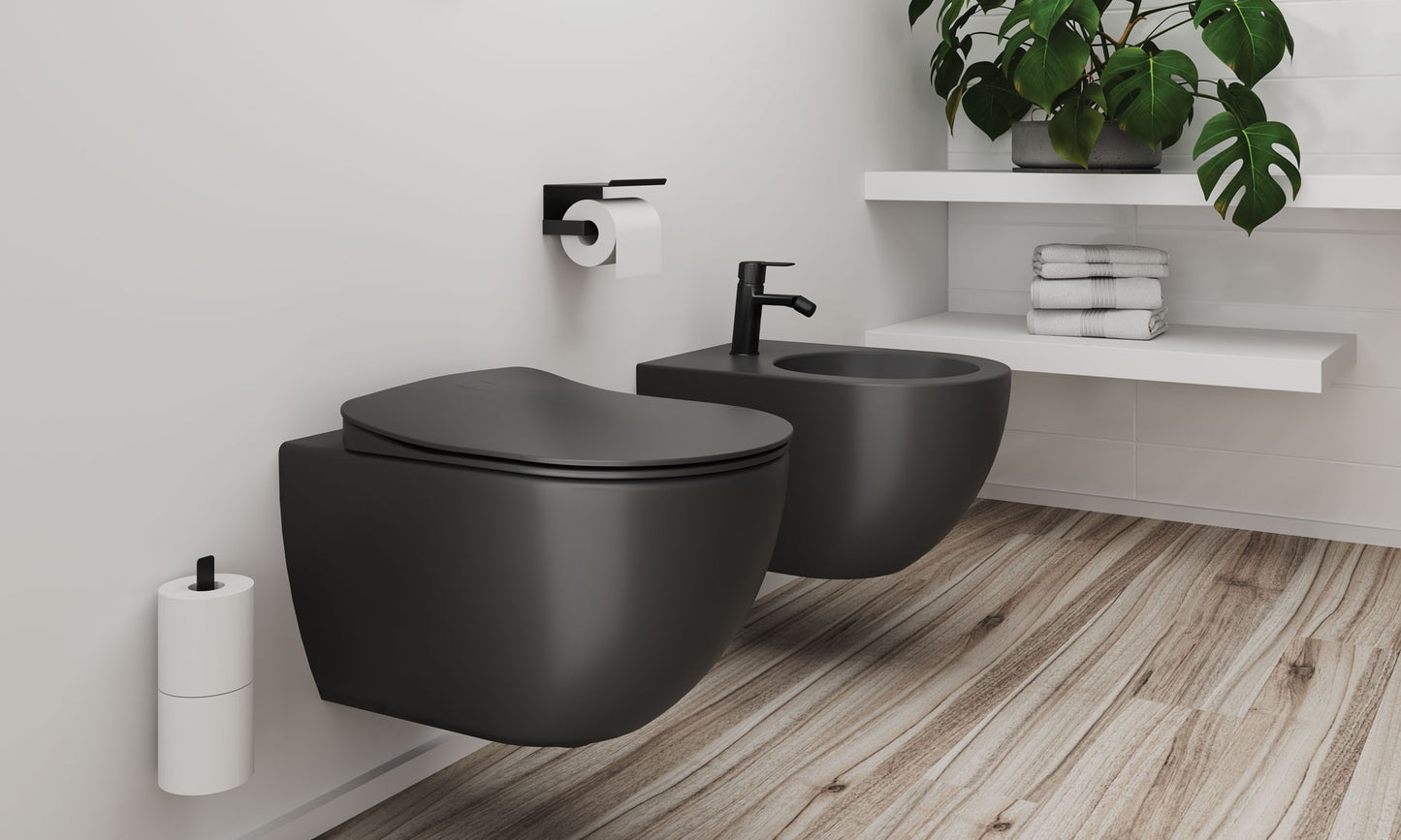 Bidet, wall-mounted