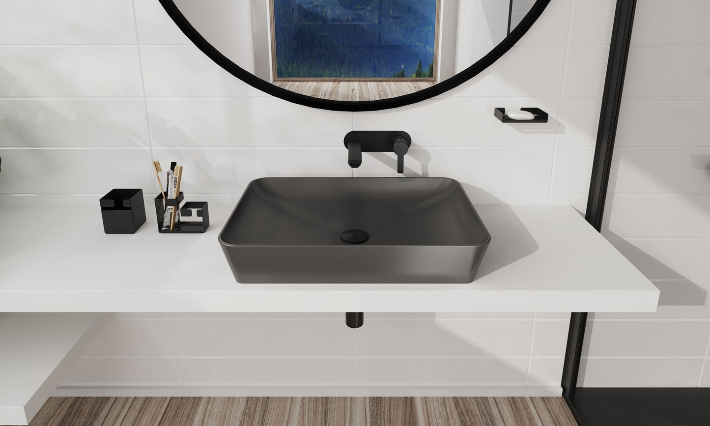Soap dish, wall-mounted
