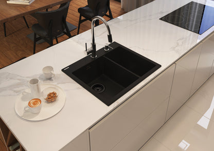 Granite sink, 1.5-bowl