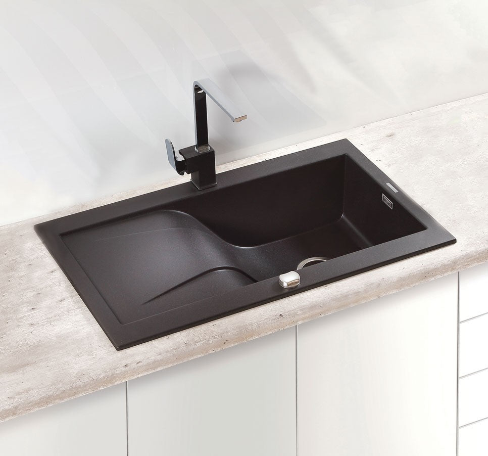 Granite sink, 1-bowl with drainer