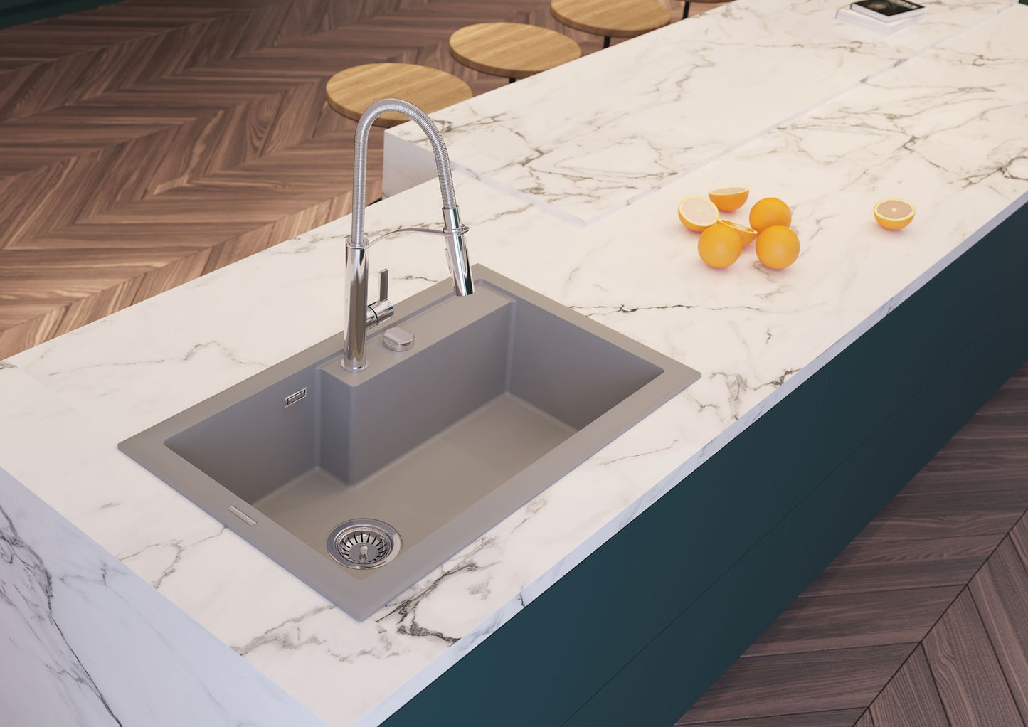 Granite sink, 1-bowl