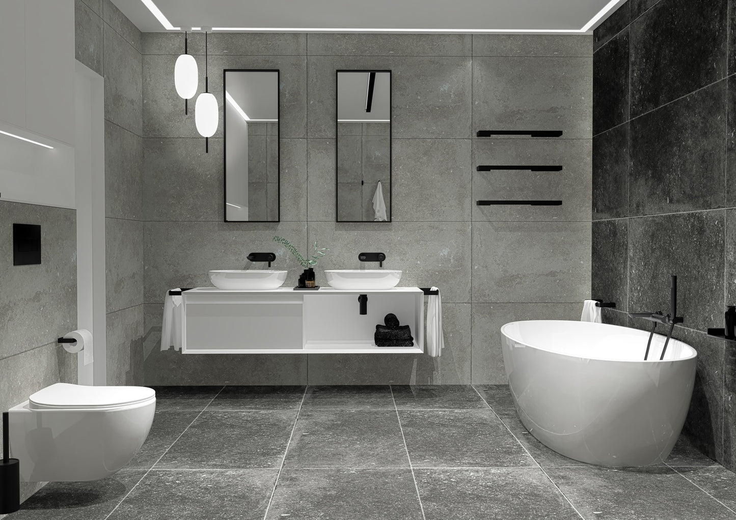 Washbasin waste kit, round