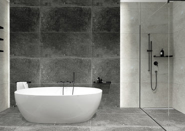 Linear drain, floor, 100 cm - full grate