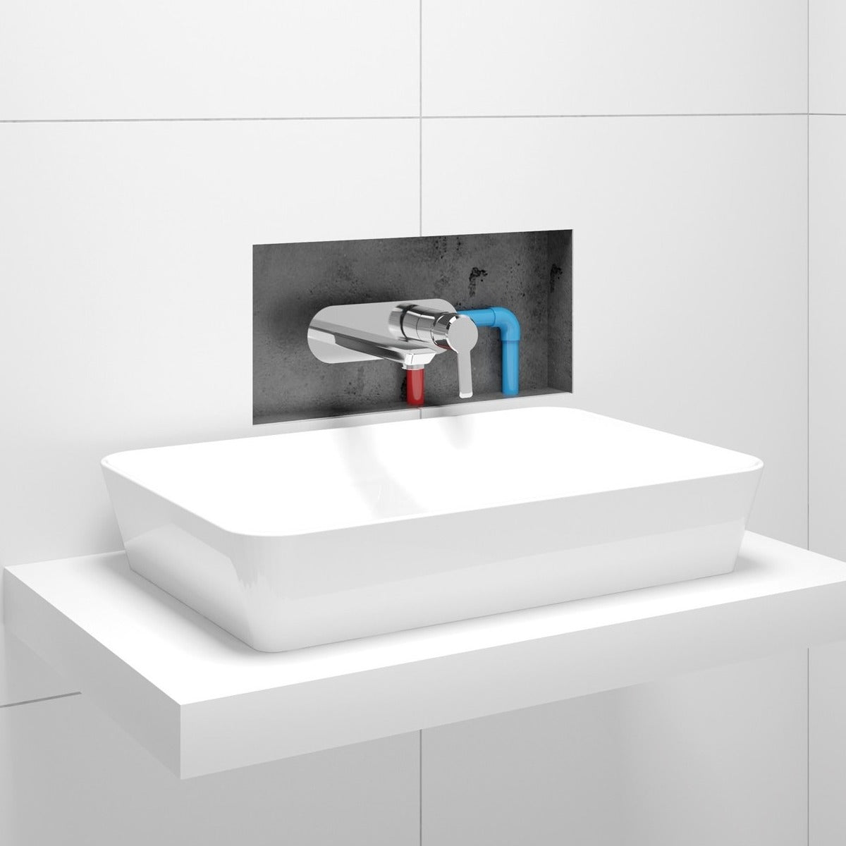 Washbasin tap, concealed