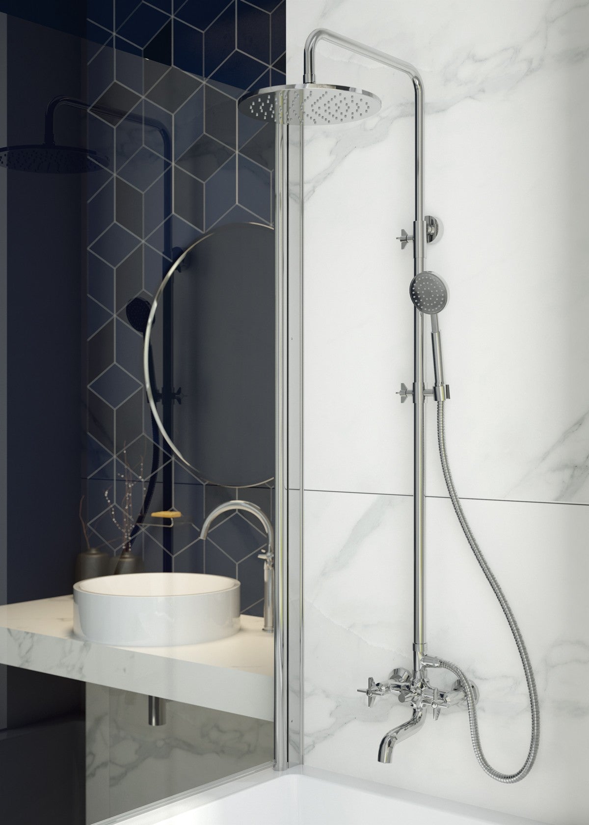 Washbasin tap, tall