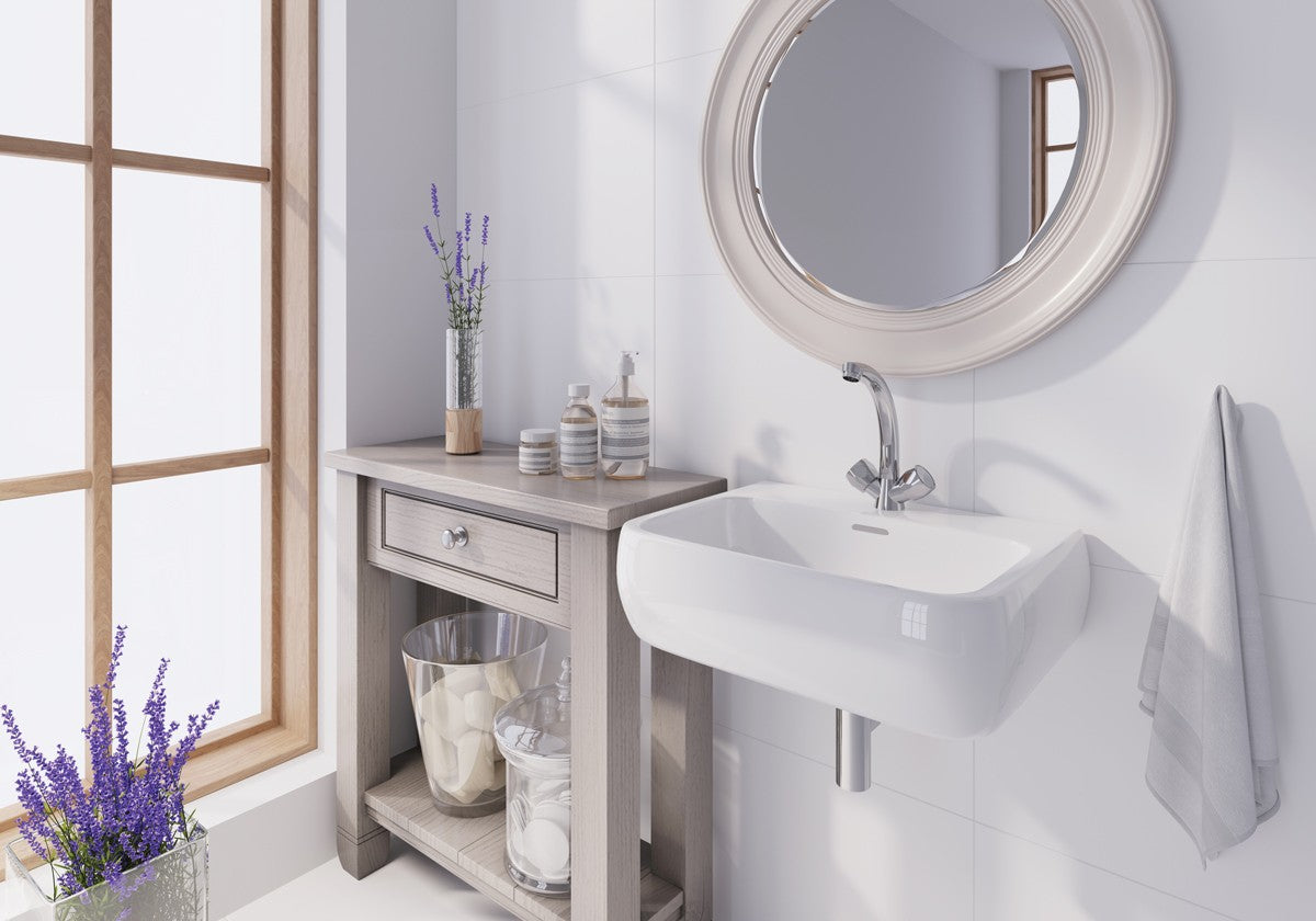 Washbasin waste kit, round