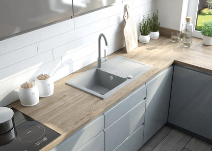 Granite sink, 1-bowl with drainer
