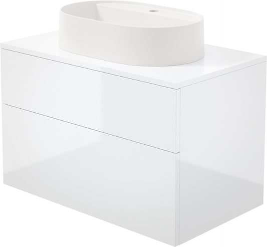 Bathroom vanity, with granit washbasin - 55x35 cm