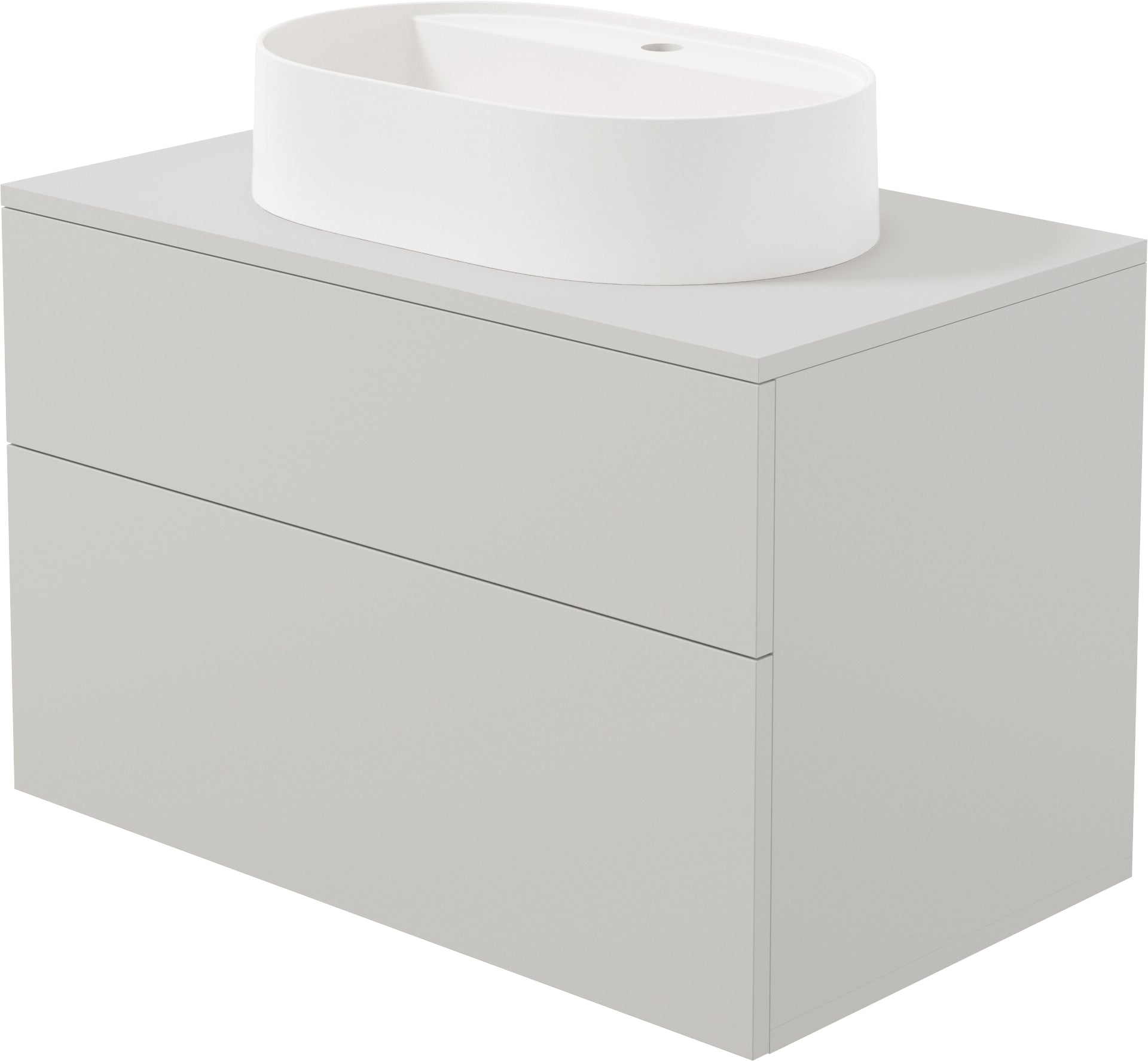 Bathroom vanity, with granit washbasin - 55x35 cm