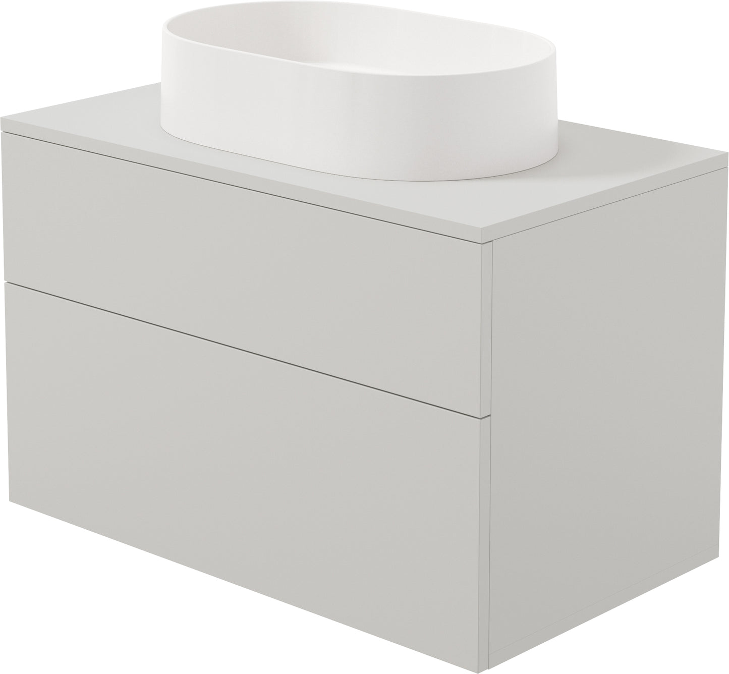 Bathroom vanity, with granit washbasin - 55x35 cm