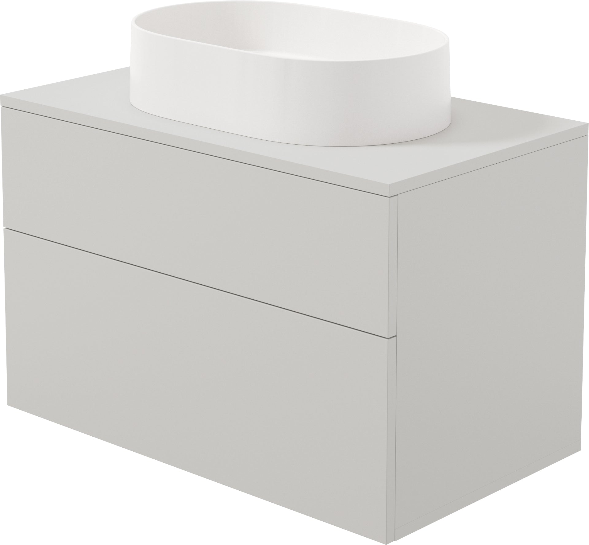 Bathroom vanity, with granit washbasin - 55x35 cm