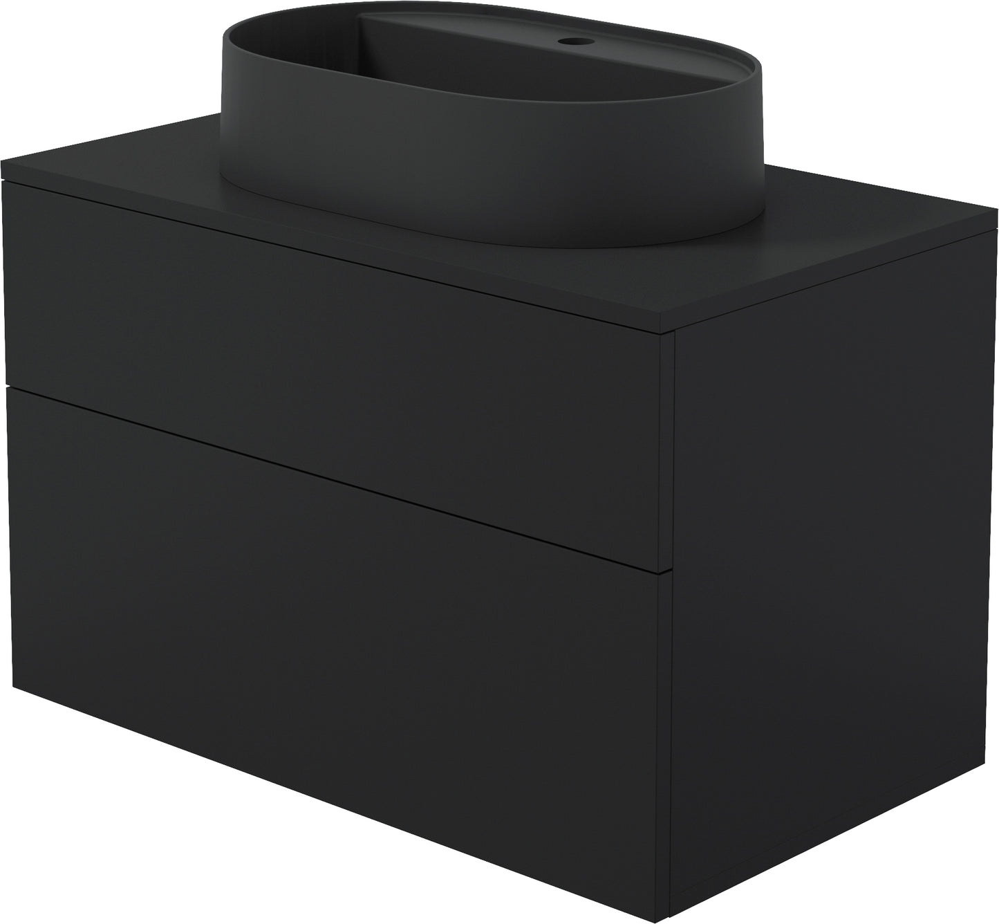 Bathroom vanity, with granit washbasin - 55x35 cm