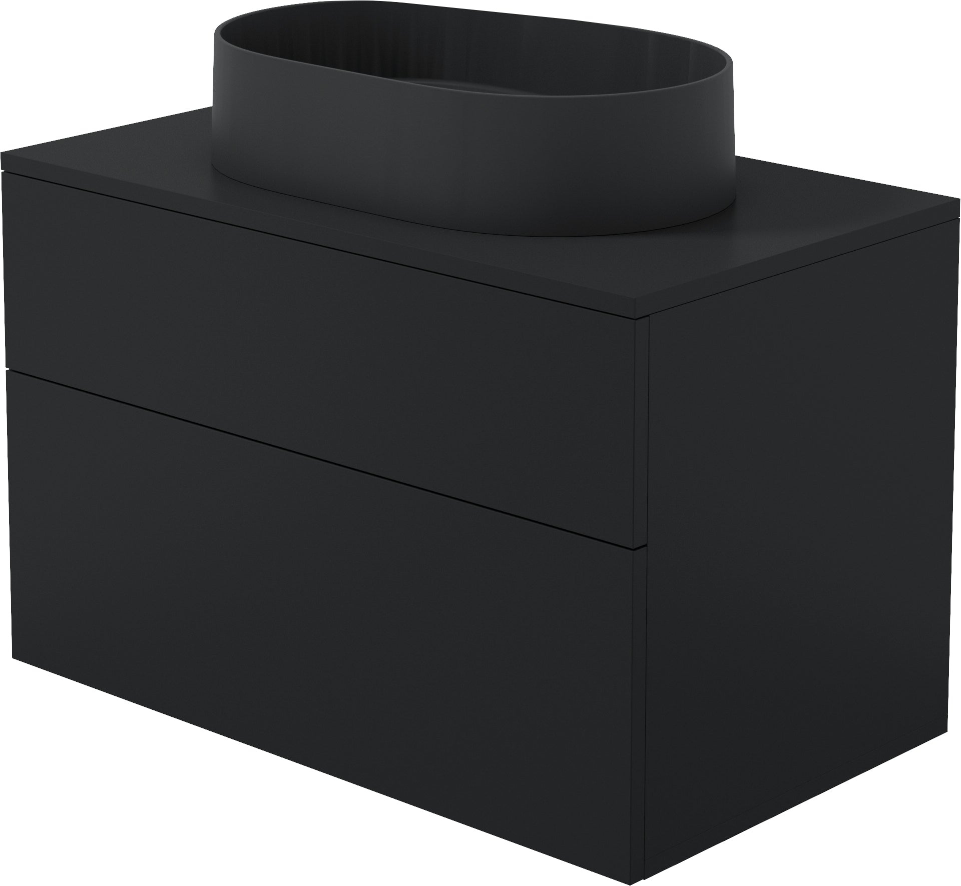 Bathroom vanity, with granit washbasin - 55x35 cm