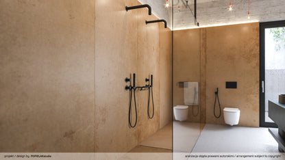 Toilet bowl, with seat, rimless