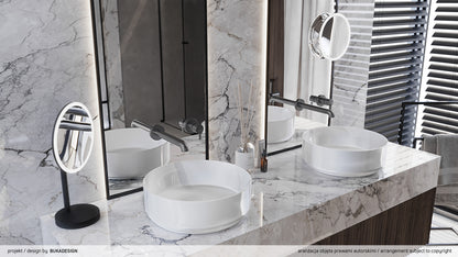 Floor-standing hanger, double