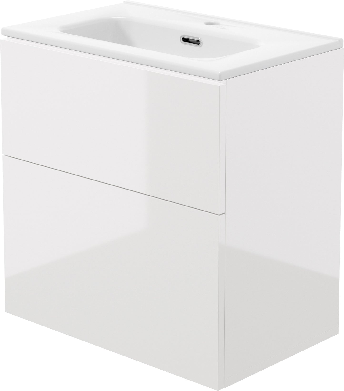 Bathroom vanity, with washbasin - 60 cm