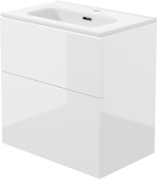 Bathroom vanity, with washbasin - 60 cm
