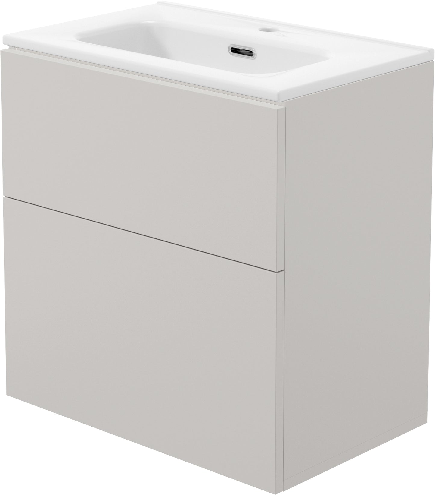 Bathroom vanity, with washbasin - 60 cm