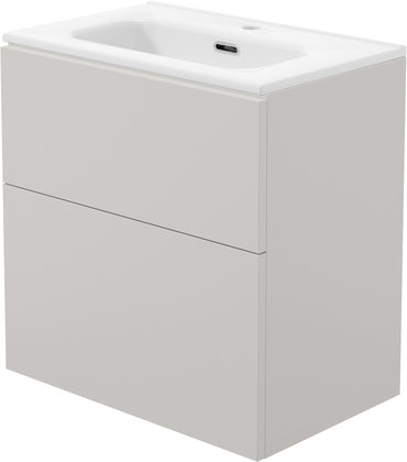 Bathroom vanity, with washbasin - 60 cm