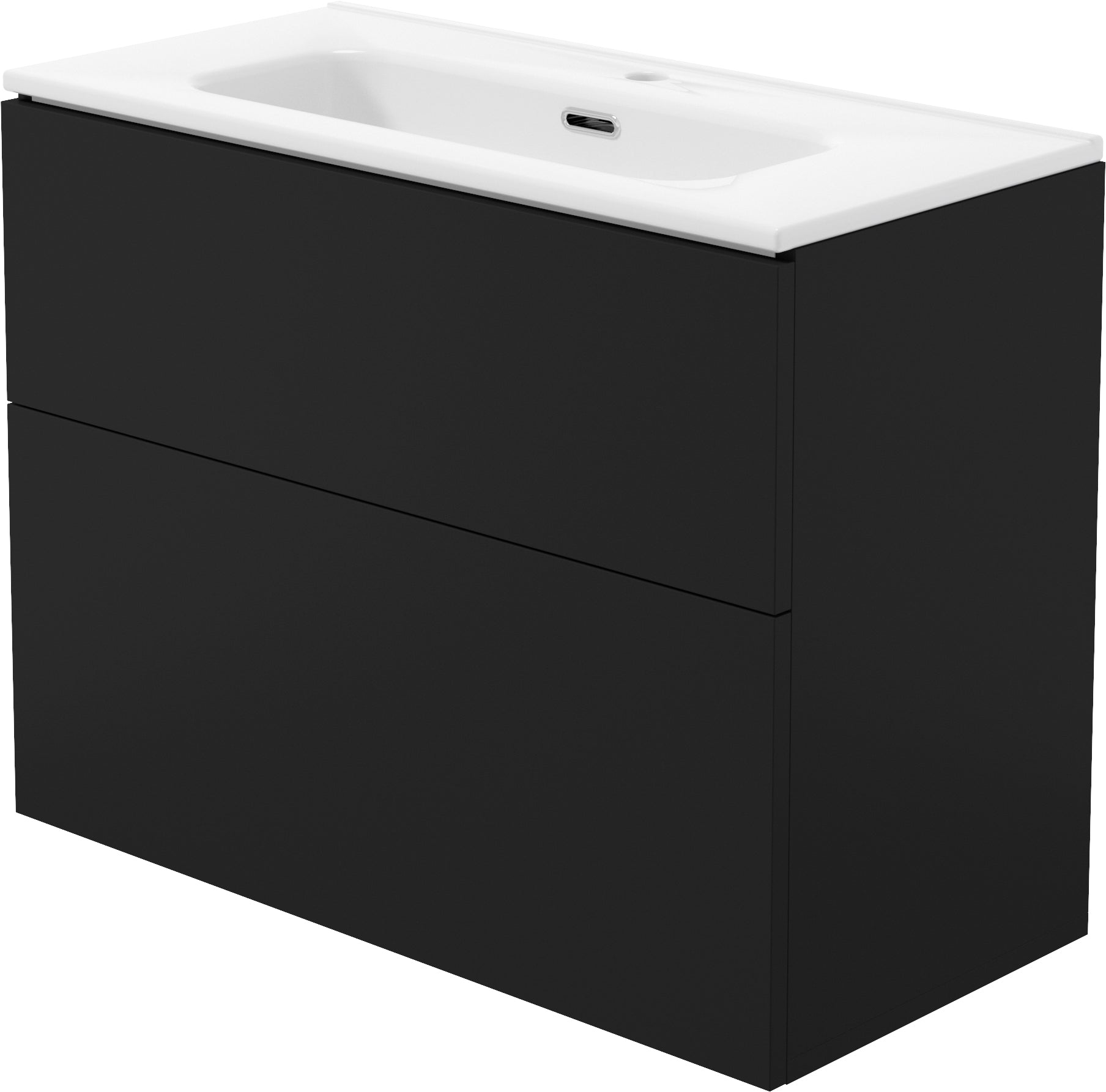 Bathroom vanity, with washbasin - 80 cm