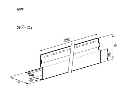 VOX Siding Outside Corners - 3.05m