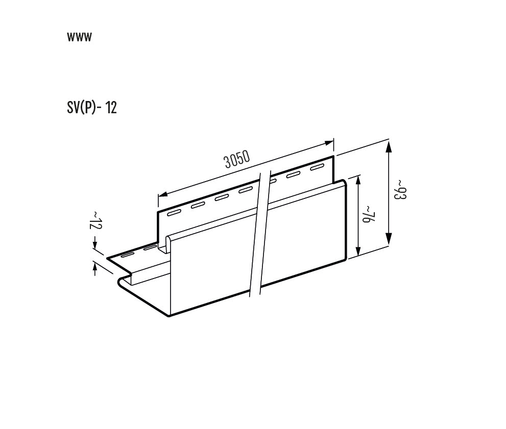 VOX Siding Outside Corners - 3.05m