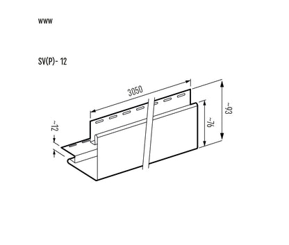 VOX Siding Outside Corners - 3.05m