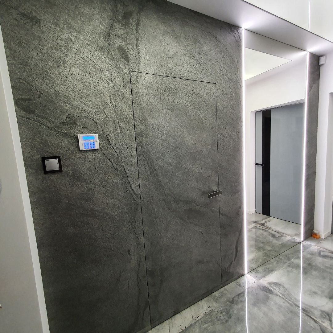 Silver Grey Stone Veneer