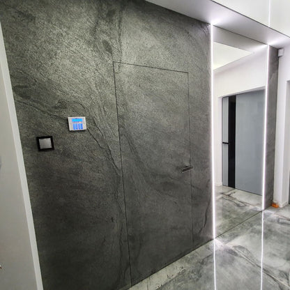 Silver Grey Stone Veneer