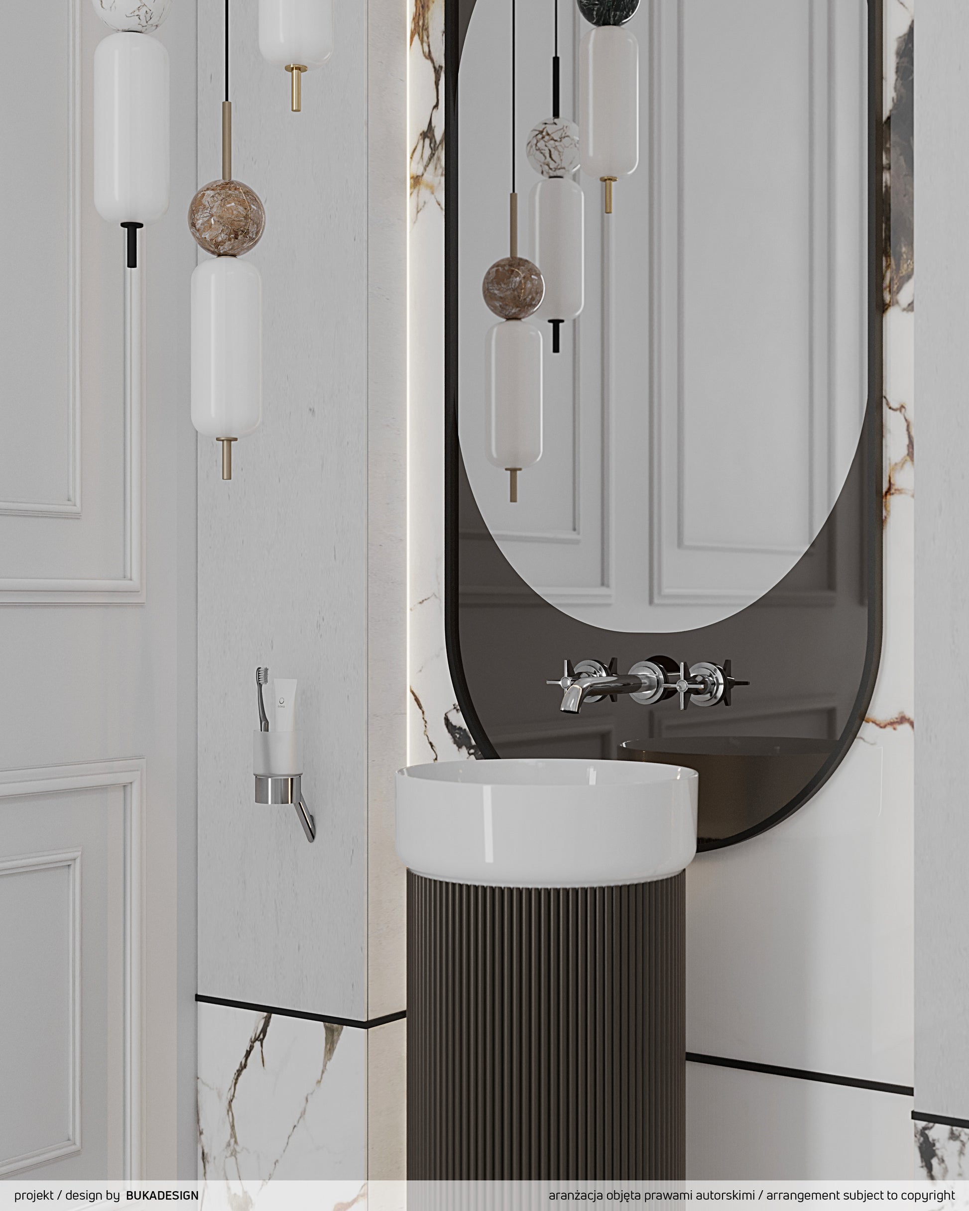 Tumbler, wall-mounted