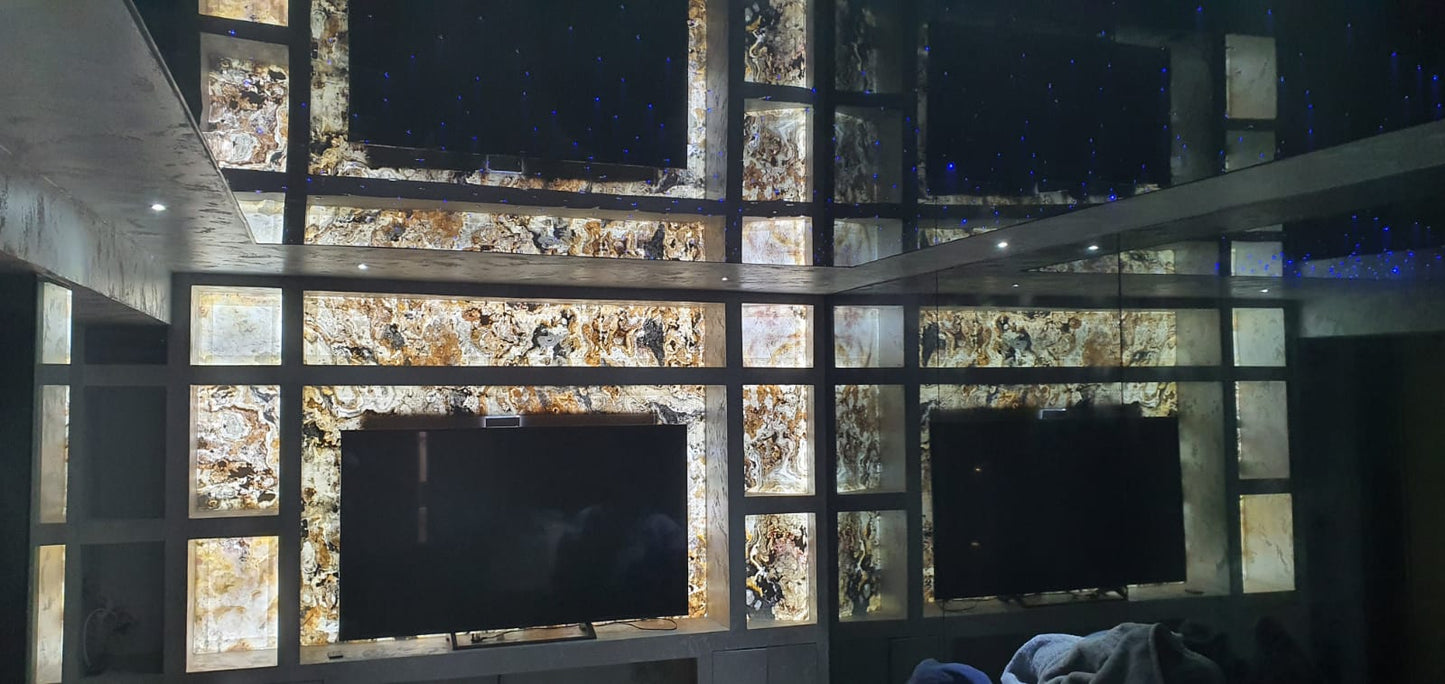 S white Stone Veneer