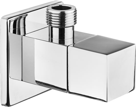 Angle valve, with ceramic cartridge, 1/2" - 3/8" - square