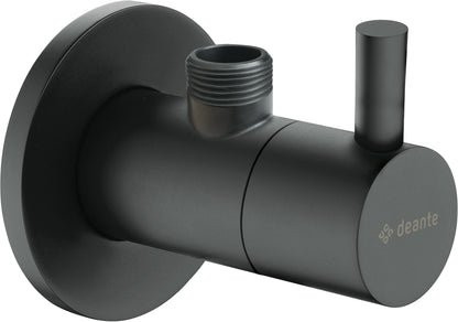 Angle valve, with ceramic cartridge, 1/2" - 3/8" - round
