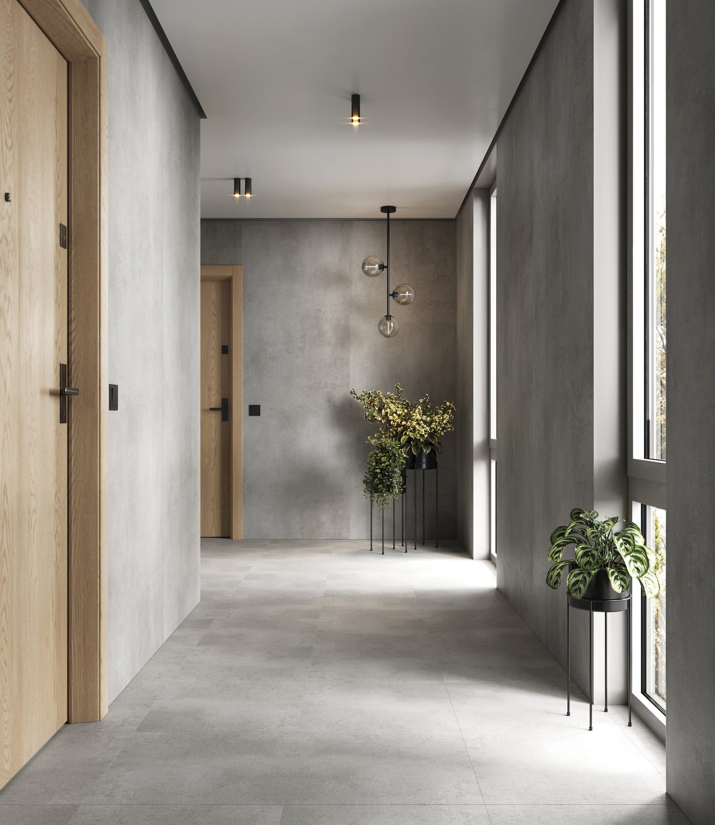 VOX Wall SPC Panel Smoky Concrete Matt