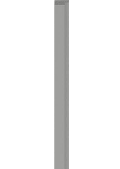 VOX Linerio L-Trim, Left Edge Finishing Profile - 2.65m
