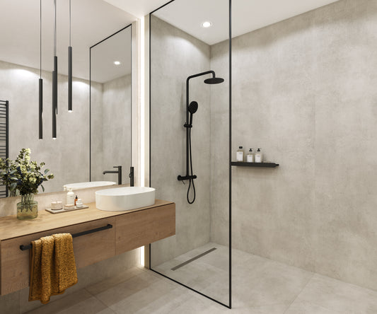 VILO Wall SPC Panel Concrete Mote Matt