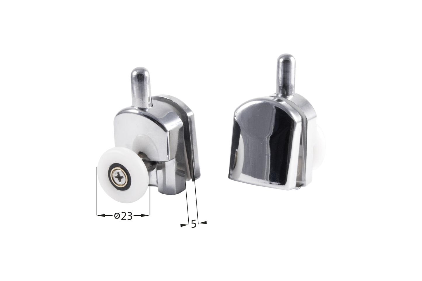 Bottom rollers, with ball bearings, detachable - FI 23 mm