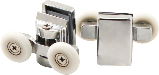 Upper rollers, double, for 6 mm glass - FI 23 mm