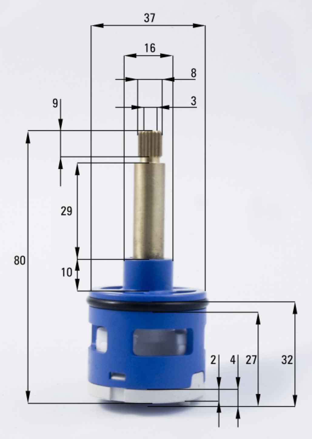 Function switch, for shower panels