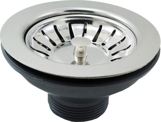 3.5” body with strainer, for granite sink drain trap